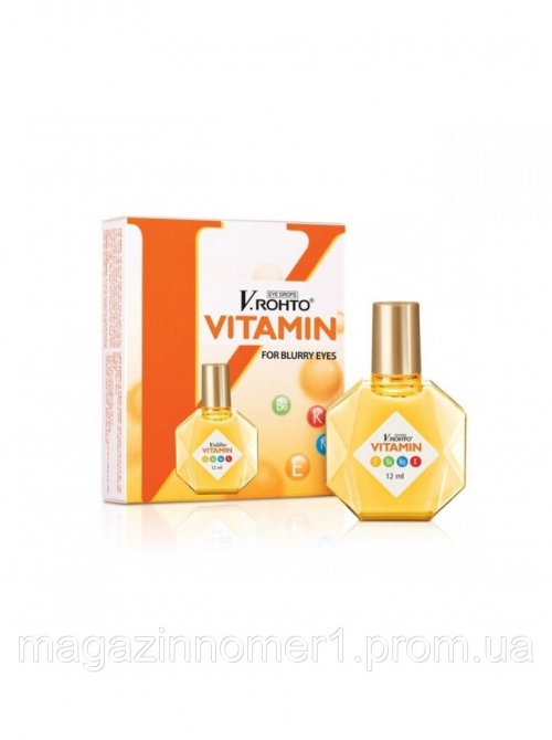 Глазные капли V.Rohto Vitamin 12ml (Вьетнам)