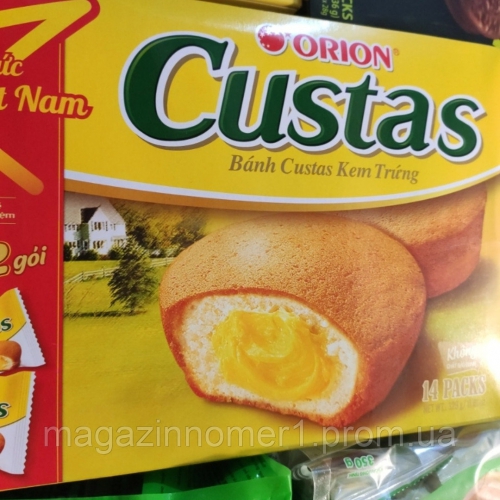 Кекси з начинкою ORION Custas 282g 12 packs